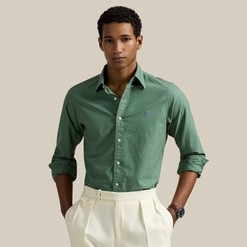 Polo Ralph Lauren Custom Fit Button Down Oxford Shirt | Fatigue ...