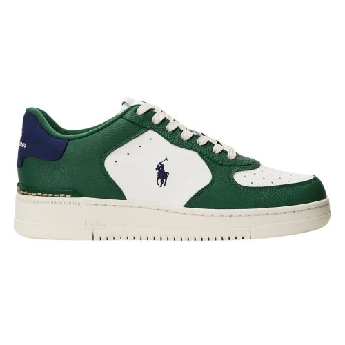 Polo Ralph Lauren Masters Court Mens Trainer Cream Green