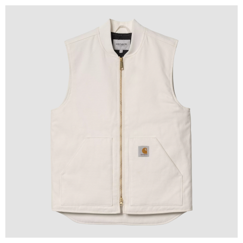 タグ付新品！ Carhartt WIP CLASSIC VEST rinsed Carhartt WIP Classic Wax Rinsed Vest | Cream - I015251_D6_01