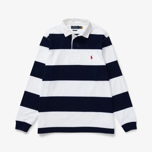 Polo Ralph Lauren Long Sleeves Stripe Rugby Shirt | navy
