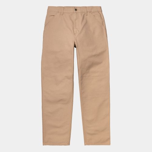 パンツ carhartt wip single pant carhartt Single Knee Pants in beige 1031497-1yh3k, blue