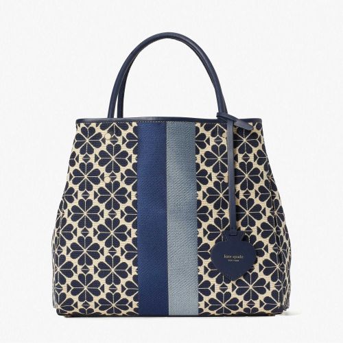 Kate Spade New York Flower Jacquard Everything Stripe Medium