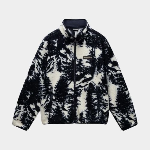 ジャケット・アウター nari Napapijri Argient Full Zip Fleece Jacket | Black-NP0A4HZJF9R-Red