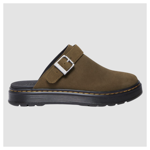 【関送無料】 Dr.Martens Brookline Mule スエード サンダル Mens Black Dr Martens Brookline Mule Sandals | schuh