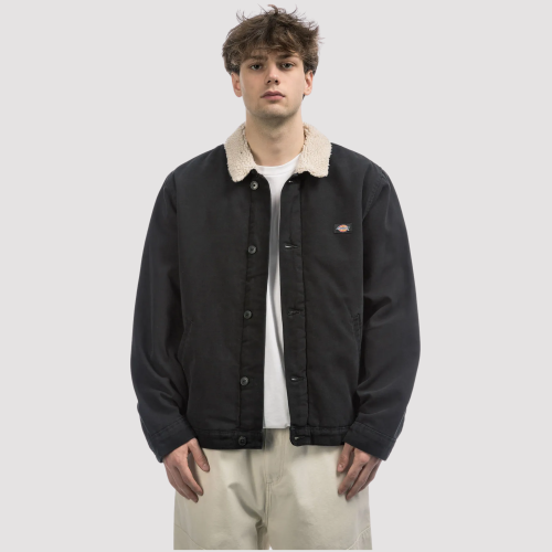 Dickies Duck Canvas Deck Jacket (DK0A4XFY) Brown-C411, Black