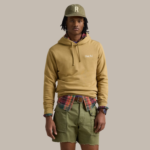 Polo Ralph Lauren Polo RL Bear Fleece Hoodie | Camel -710958449001