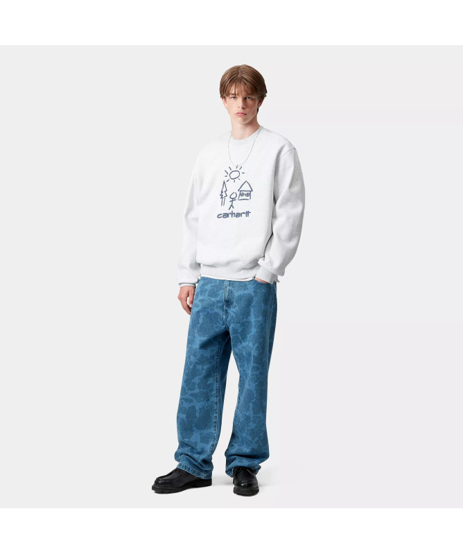 Carhartt WIP Masterpiece Sweatshirt | Saguaro/Pink