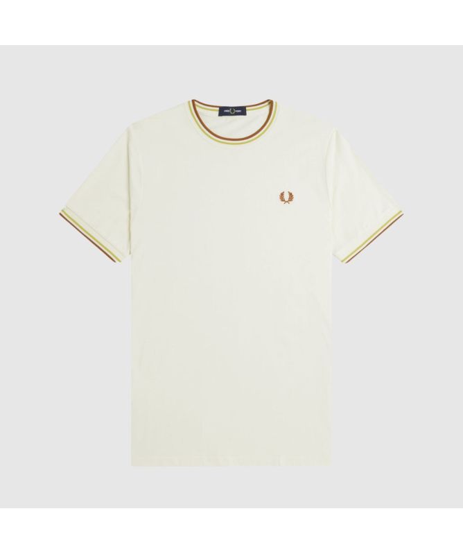 Tシャツ・カットソー FRED PERRY FW24 RELAXED TOWELLING T-SHIRT (M8570 129) eyJidWNrZXQiOiJic3RuLWltYWdlLX