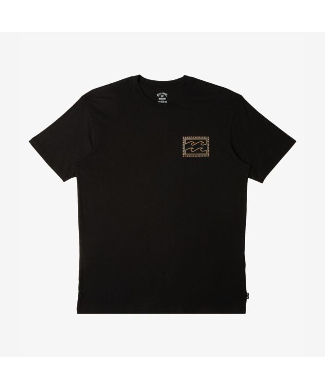 Billabong Crayon Wave Crew Neck T-Shirt | Black-ABYZT02443