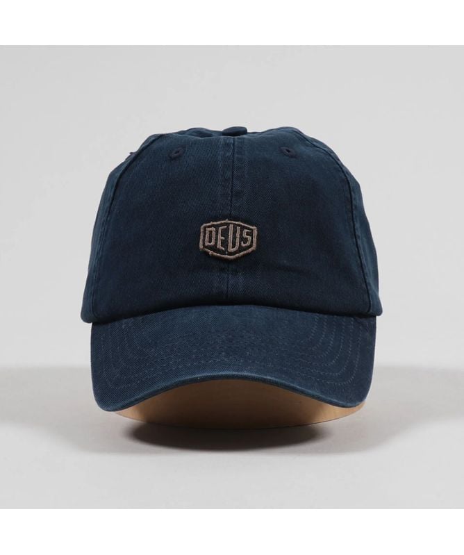 Deus Ex Machina Shield Standard Dad Cap in navy-DMF207881