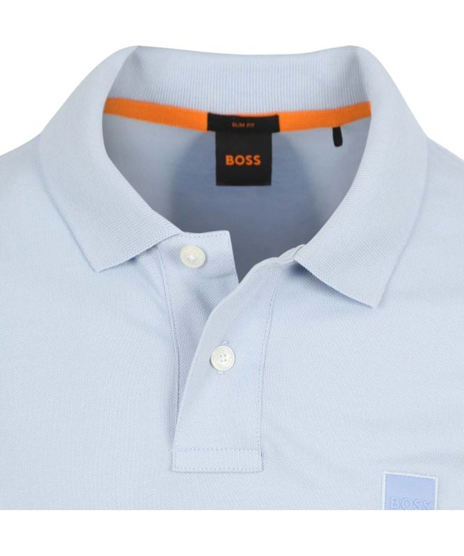 Tシャツ・カットソー Hugo Boss SS25 'Passenger' polo shirt (50507803 404) HUGO BOSS PASSENGER POLO TOP BURGUNDY 50472668-604 - Benson66