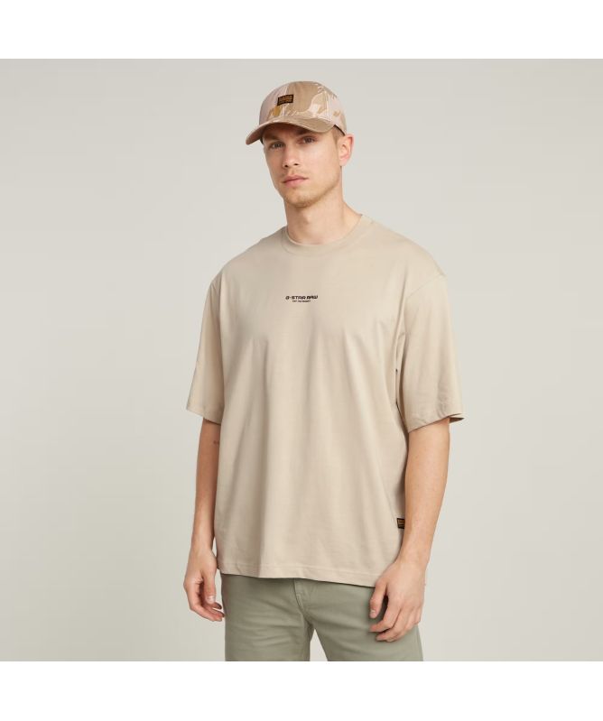 G-Star Oversize Fit Center Chest Logo T-Shirt | Navy-D24780