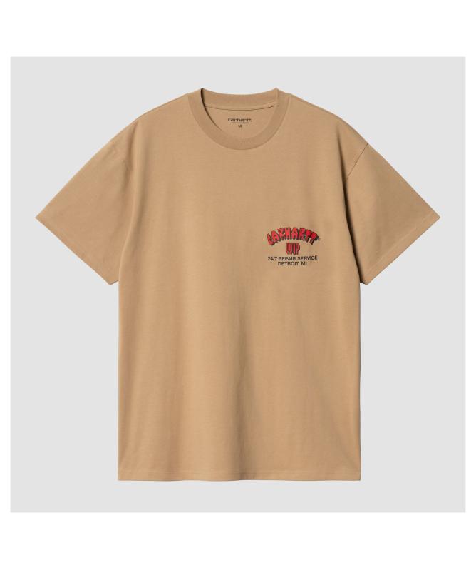 【Carhartt】 ★ S/S JAZZY T-SHIRT ★ LOOSE FIT Carhartt WIP Jazzy T-Shirt | White / Blue Iris – Page Jazzy