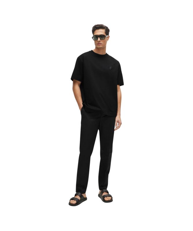 サンダル BOSS Men Sandals Black 50505540 001 BOSS SANDAL SURFLEY 50505540 - HUGO BOSS NZ