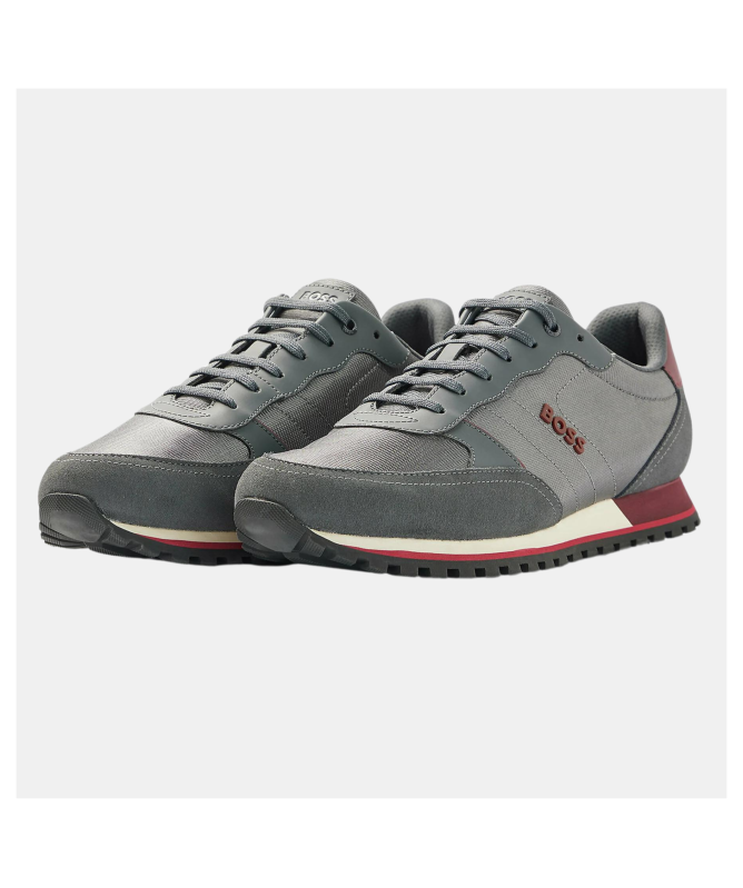 使いやすいデザイン☆【Hugo Boss】PARKOUR-L RUNN スニーカー BOSS Men's Parkour-L Runners | Navy or Grey PARKOUR-L_RUNN_NYMX