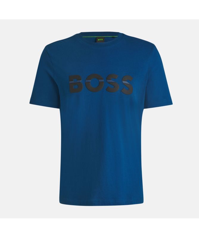 Boss Tee 1 Crew Neck T-Shirt | Beige-50525208-271-Teal-494