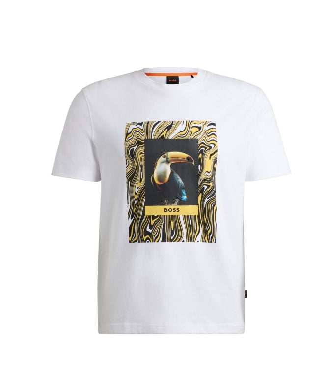 Boss Te Tucan T-Shirt in white 50516012-101, black 50516012