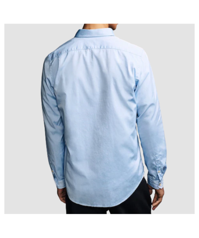 Tシャツ・カットソー Paul Smith FW25 TAILORED FIT SHIRT (M2R 599R PZEBRA 44) Paul Smith Tailored Fit Zebra Shirt | Blue - M2R-599R-P22347
