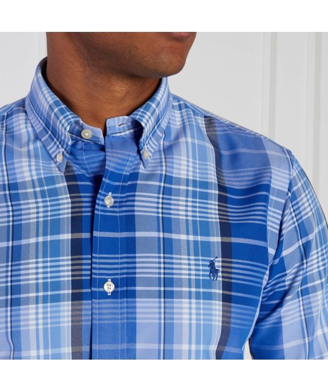Polo Ralph Lauren Custom Fit Check Pattern Shirt | tan