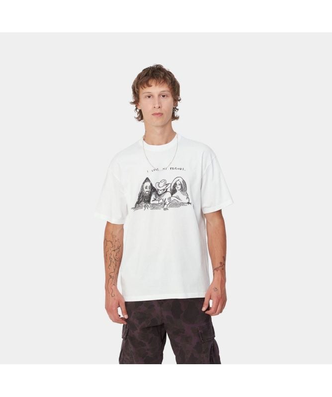 CARHARTT WIP | S/S PEPE FRIENDS T-SHIRT WHITE 半袖Tシャツ Carhartt WIP Pepe Friends T-Shirt - I033982