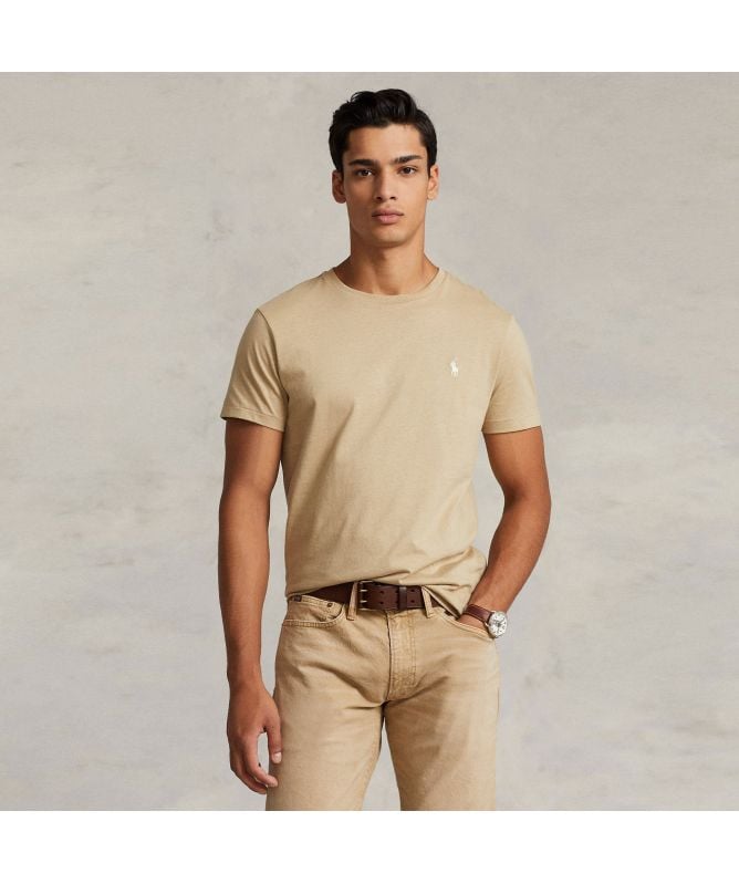 Polo Ralph Lauren Custom Slim Fit Jersey Crewneck T-Shirt
