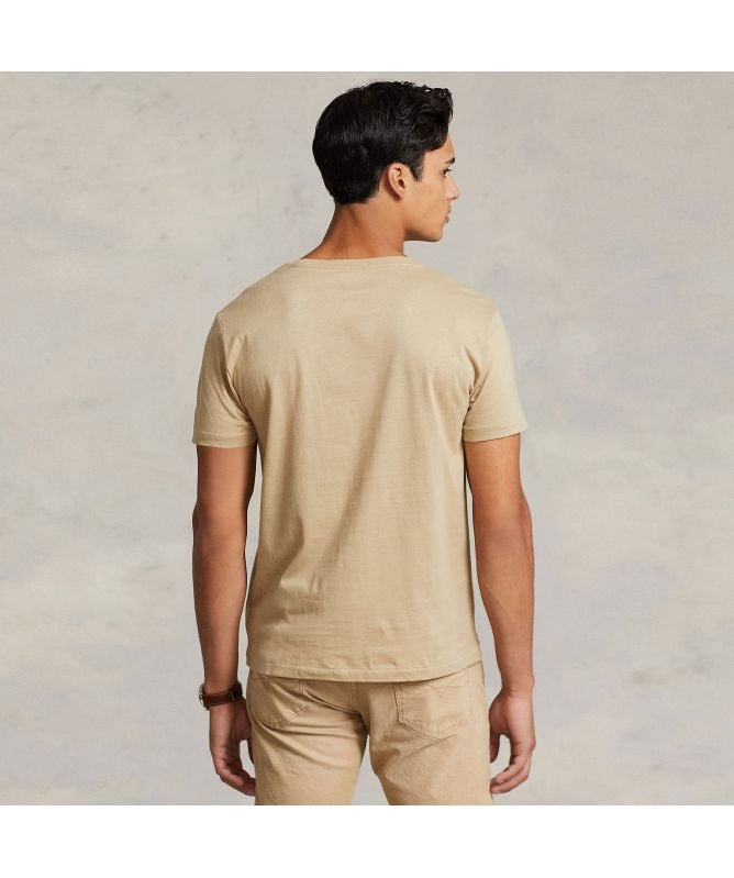 ★★POLO RALPH LAUREN★★ Custom Slim Fit Jersey Crew Neck T Custom Slim Fit Jersey Crewneck T-Shirt for Men | Ralph