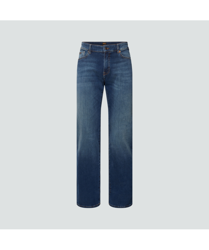 【mnem】Chef Adjust Washing Denim BOSS Maine Regular Fit Super Stretch Denim | (50484250