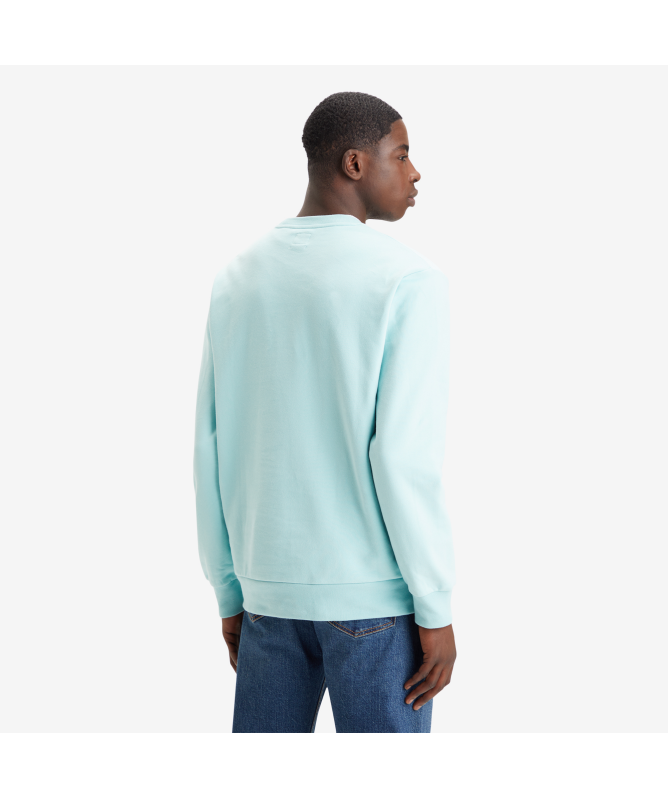 Levi Standard Graphic Crewneck Sweatshirt | Pastel Turquoise