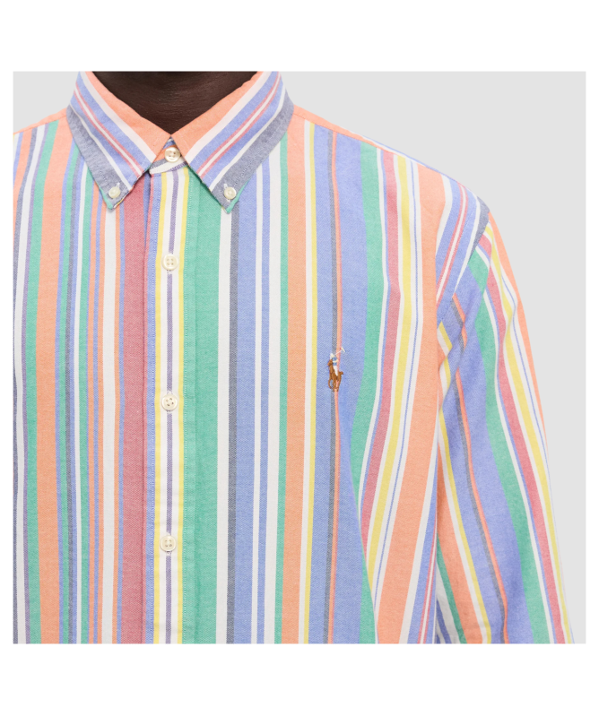 polo ralph lauren oxfordシャツ　custom fit Polo Ralph Lauren Custom Fit Oxford Shirt -710792-BWG