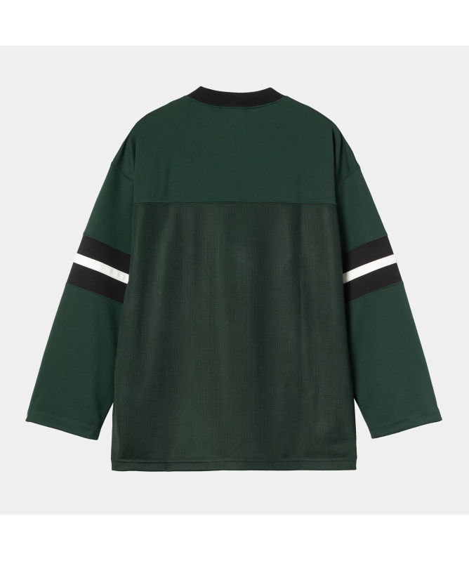 ★CARHARTT★ L/S DETROIT MESH T-SHIRT L/S Detroit Mesh T-Shirt - Black/Conifer/Wax – Feature