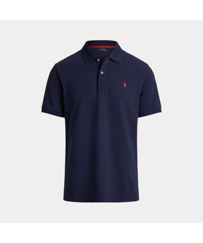 Polo Ralph Lauren Classic Fit Mended Mesh - Hombre, Azul, Ajuste Clásico