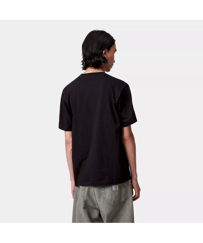Carhartt WIP Solar Chrome Script T-Shirt | Black