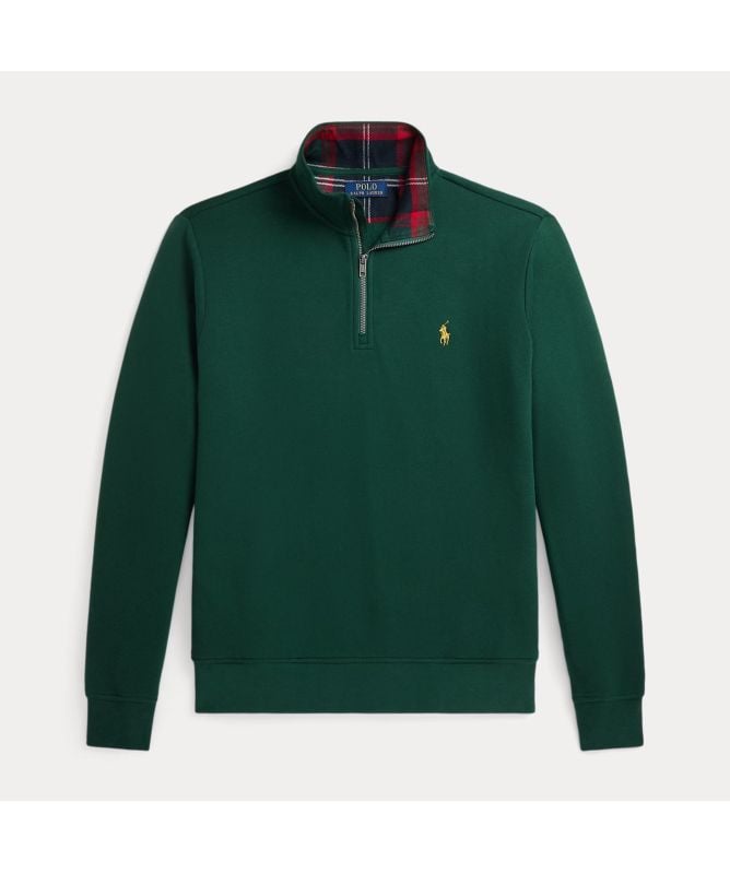 Polo Ralph Lauren ¼ Zip Cotton Mix Sweatshirt | Green