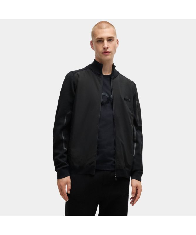 Boss Zhino Full Zip Thermo-Regulating Jacket | Black