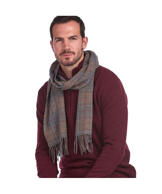 Barbour Tartan Lambswool Scarf | Winter Tartan