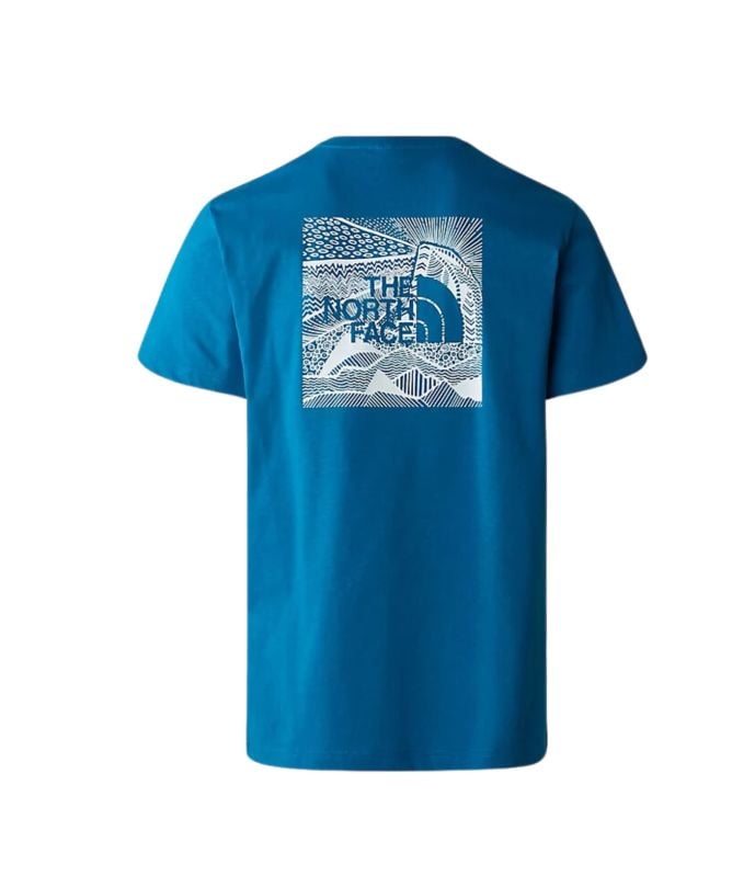 英国限定【THE NORTH FACE】Performance All Over Print T-Shirt Blue The North Face Performance All Over Print T-Shirt - JD