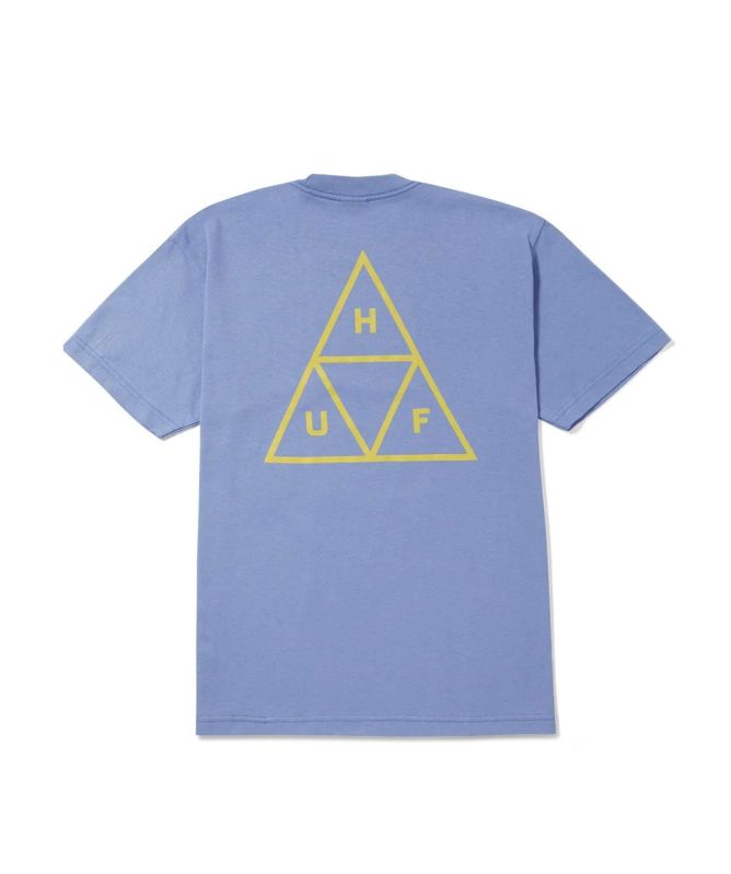 huf Triple Triangle Logo Men's T-Shirts in white , black