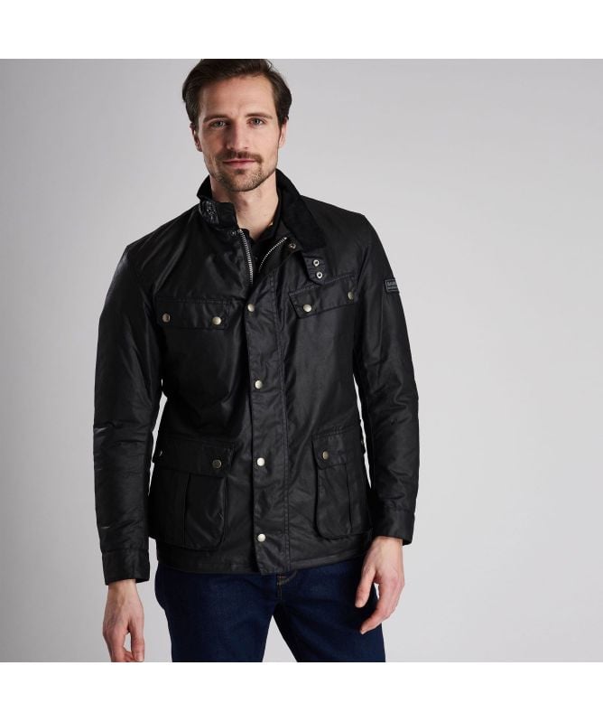 【良品】BARBOUR Duke Waxed Jacket ブラウン L Barbour International Duke Wax Jacket Brown - MWX0337BR31