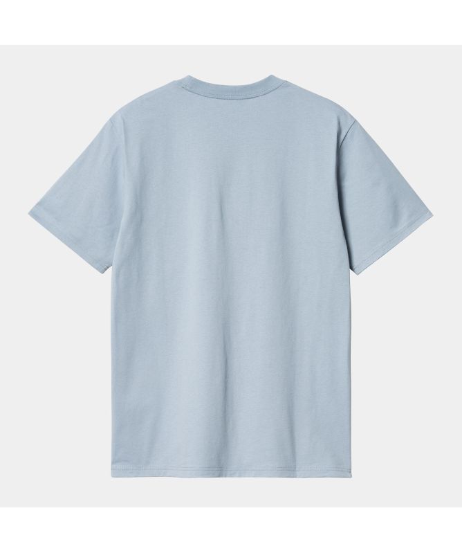 Carhartt WIP University T-Shirt | White-I034851-00A-Sky Blue