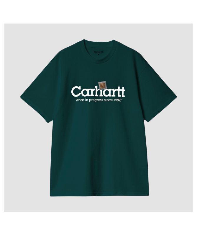 Carhartt WIP Label Script T-Shirt | Black - ﻿﻿I034421_89_XX