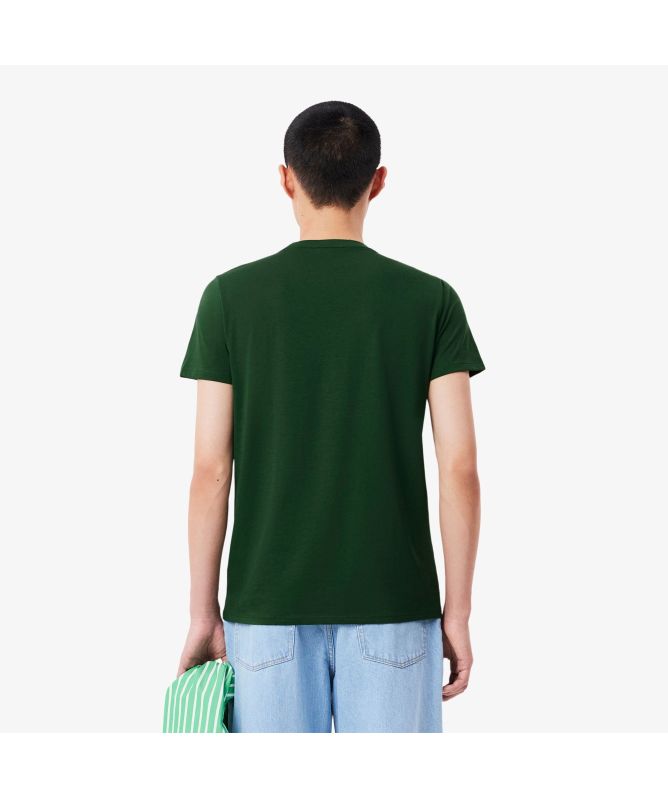 Lacoste Pima Cotton Small Chest Logo T-Shirt | Blue-TH6709