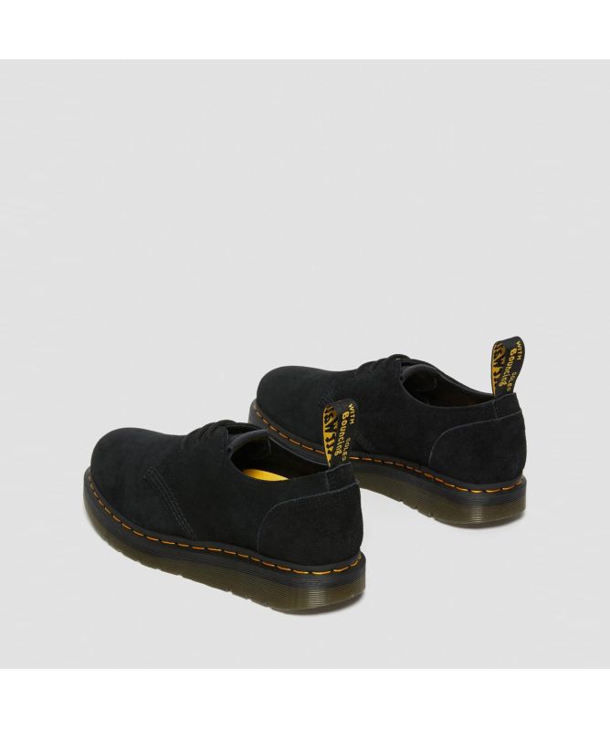 Dr. Martens Berman Suede Leather Mens Shoes | Black - 27688001