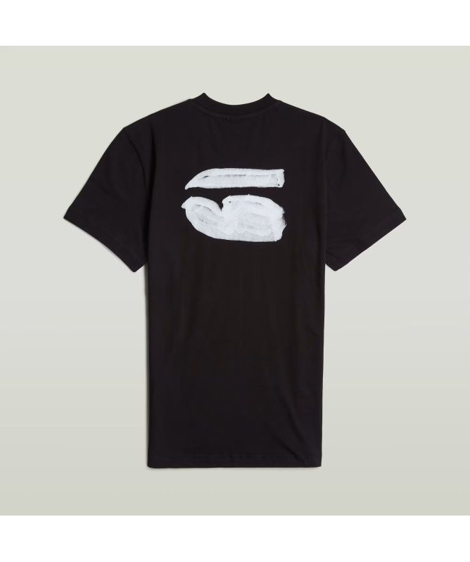 G-Star Burger Back Print T-Shirt | White-D25700-336-110