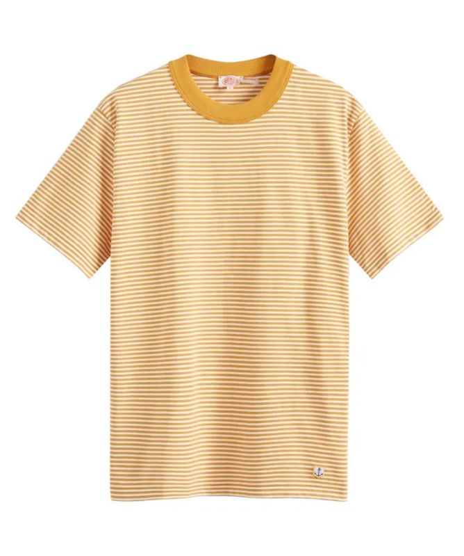 Tシャツ・カットソー GOLDEN  DELUXE BRAND Striped cotton t-shirt Armor-Lux Stripe T-Shirt - 59643