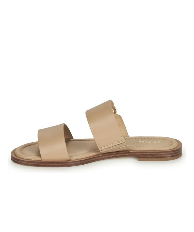サンダル・ミュール MICHAEL KORS Women Sandals 40S5MAFS4L230 Brown Michael Kors Mandy Thong Women's Leather Flip Flops Sandals