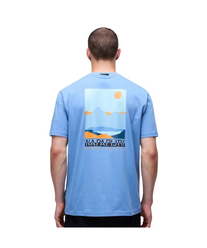 Napapijri Durand Logo T-Shirt | Blue - NP0A4IJDI821