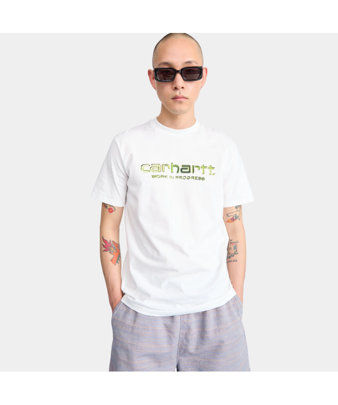 ★ドイツ発*carhartt WIP*新作*Solar Chrome Script Tシャツ/D★ Carhartt WIP Solar Chrome Script T-Shirt | Black