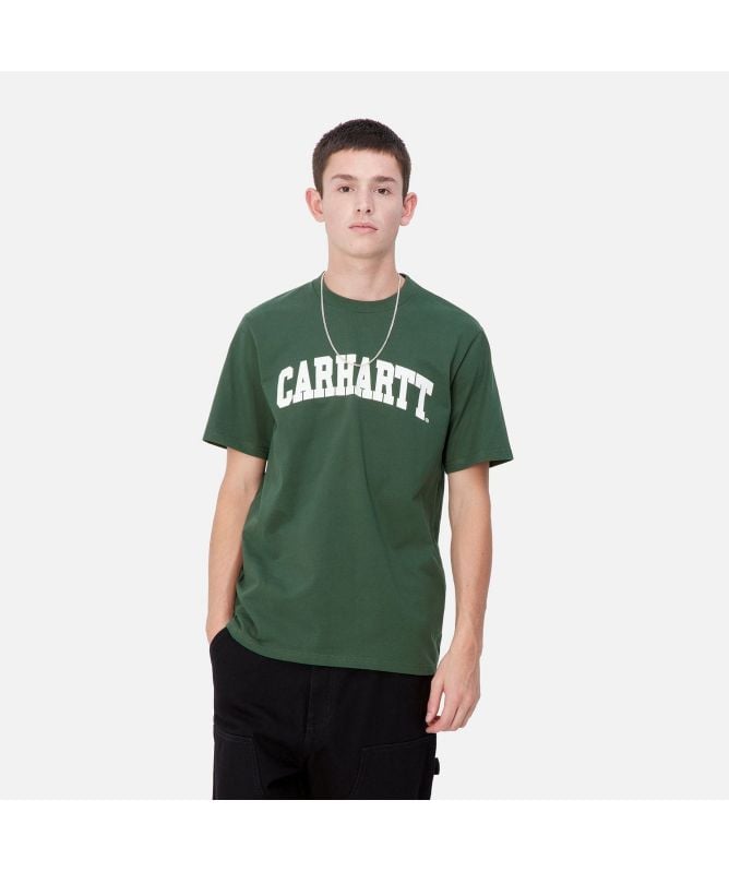 Carhartt WIP University T-Shirt | White-I034851-00A-Sky Blue