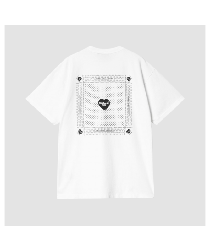 Carhartt WIP Men's Heart Bandana T-Shirt | Black - ﻿I033116