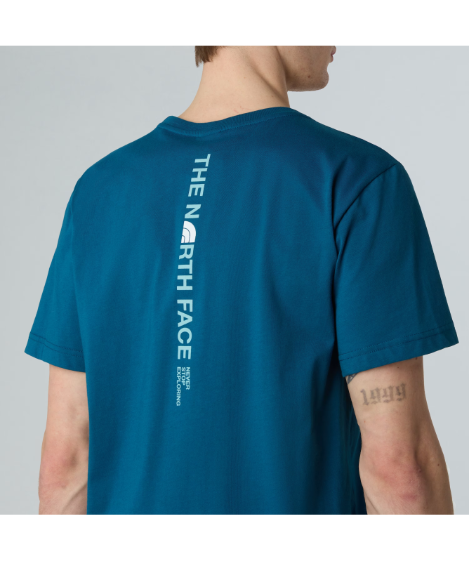 Tシャツ・カットソー THE NORTH FACE 'Vertical' T-shirt Blue The North Face Vertical Logo T-Shirt | (NF0A8EE7) White-FN4